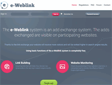Tablet Screenshot of e-weblink.com